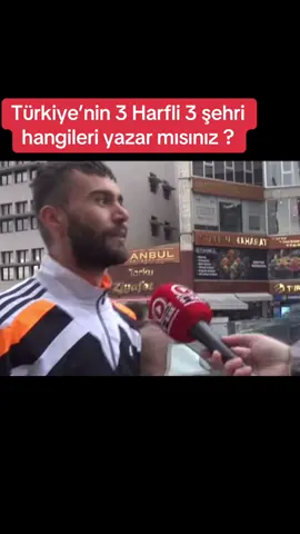 Türkiye’nin 3 Harfli 3 şehri hangileri yazar mısınız ? #3harfli #soru #sokakröportajları #sokakroportajlari 