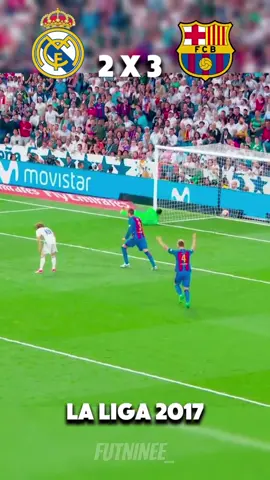 PARTIDA HISTÓRICA 🔥| REAL MADRID ⚪ 2 x 3 BARCELONA 🔴🔵 #ronaldo #messi #realmadrid #barcelona #2017 