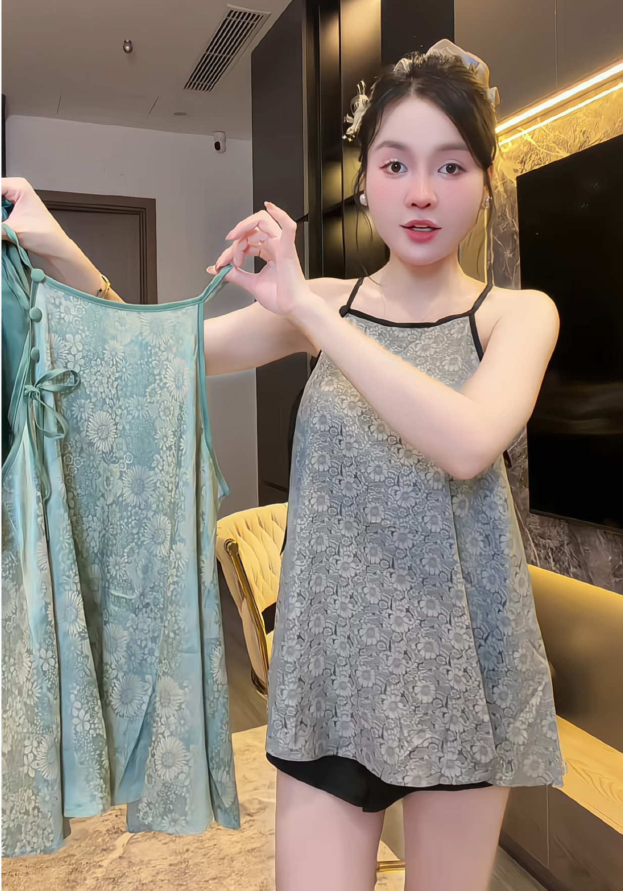 Mặc nhà mà xinh cỡ này nè #virltiktok #tiemtaphoahattieu 