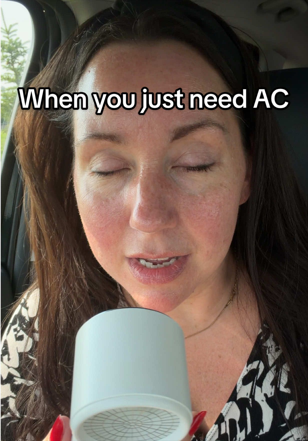 This little fan has been coming everywhere with me. 🌬️ Rechargeable with USB-C, long-lasting battery life, and it even doubles as a portable power bank when your phone needs a quick boost. The lanyard makes it easy to carry whether you’re exploring national parks, spending the day at an amusement park, relaxing at a picnic, camping in the RV, or just trying to survive a hot office or relentless hot flashes 👀 🥵 Compact, powerful, and one of those travel essentials you’ll actually use. #PortableFan #TravelEssentials #USBCRechargeable #SummerMustHaves #PortablePowerBank