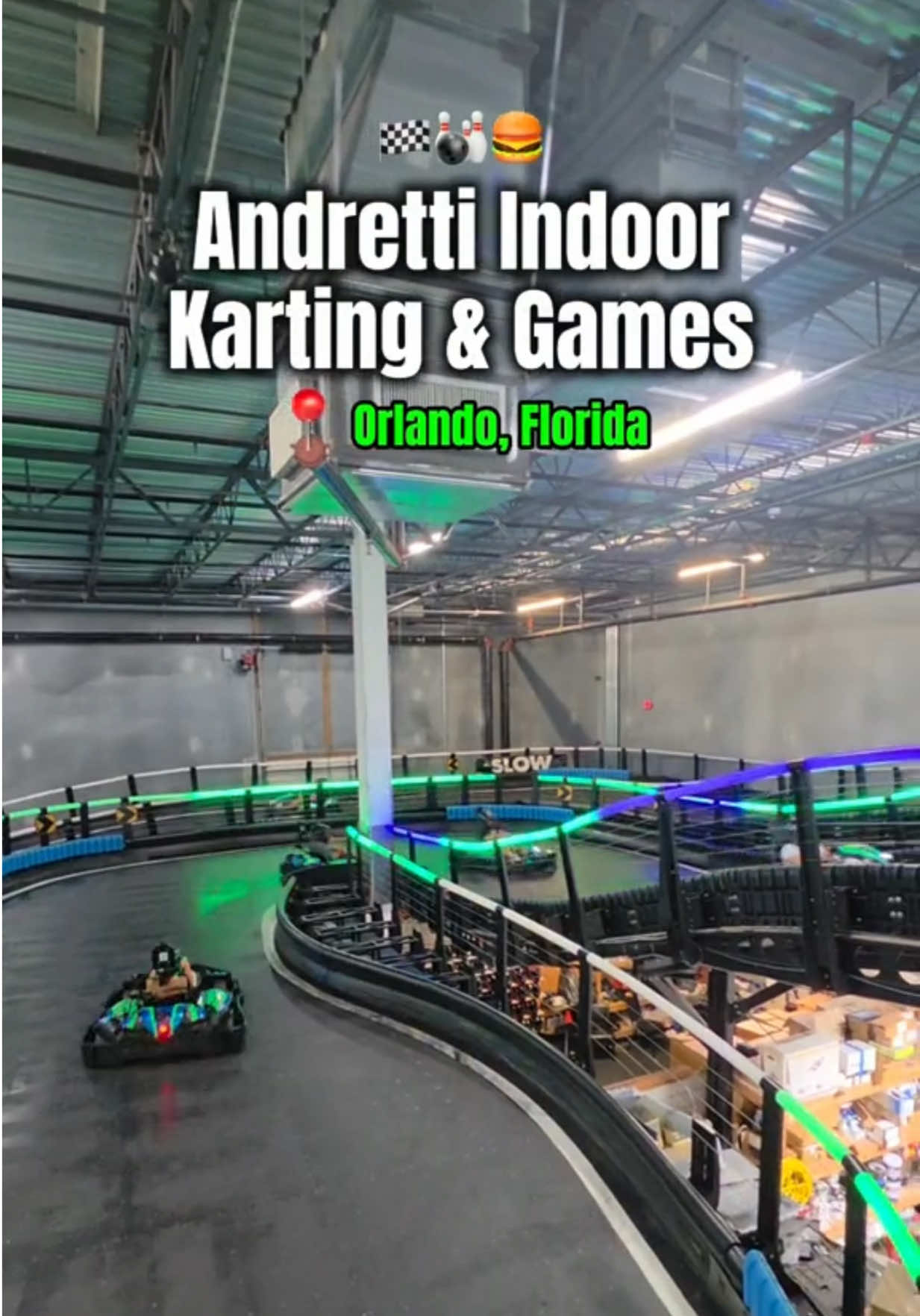 Looking for a fun indoor activity in Orlando? Andretti Indoor Karting & Games has something for everyone, including: 🏎️ High-speed electric go-kart racing 🎳 Bowling 🕹️ Massive arcade 🔫 Laser tag 🥽 Hologate VR 🎮 Hyperdeck VR 🎥 7D Xperience 🏁 Racing simulators Whether you’re planning a family day, date night, or outing with friends, it’s an easy way to spend a few hours packed with fun. 📍Andretti Indoor Karting & Games Orlando #orlandofl #ThingstoDoInOrlando #OrlandoFlorida #StuffToDoInOrlando