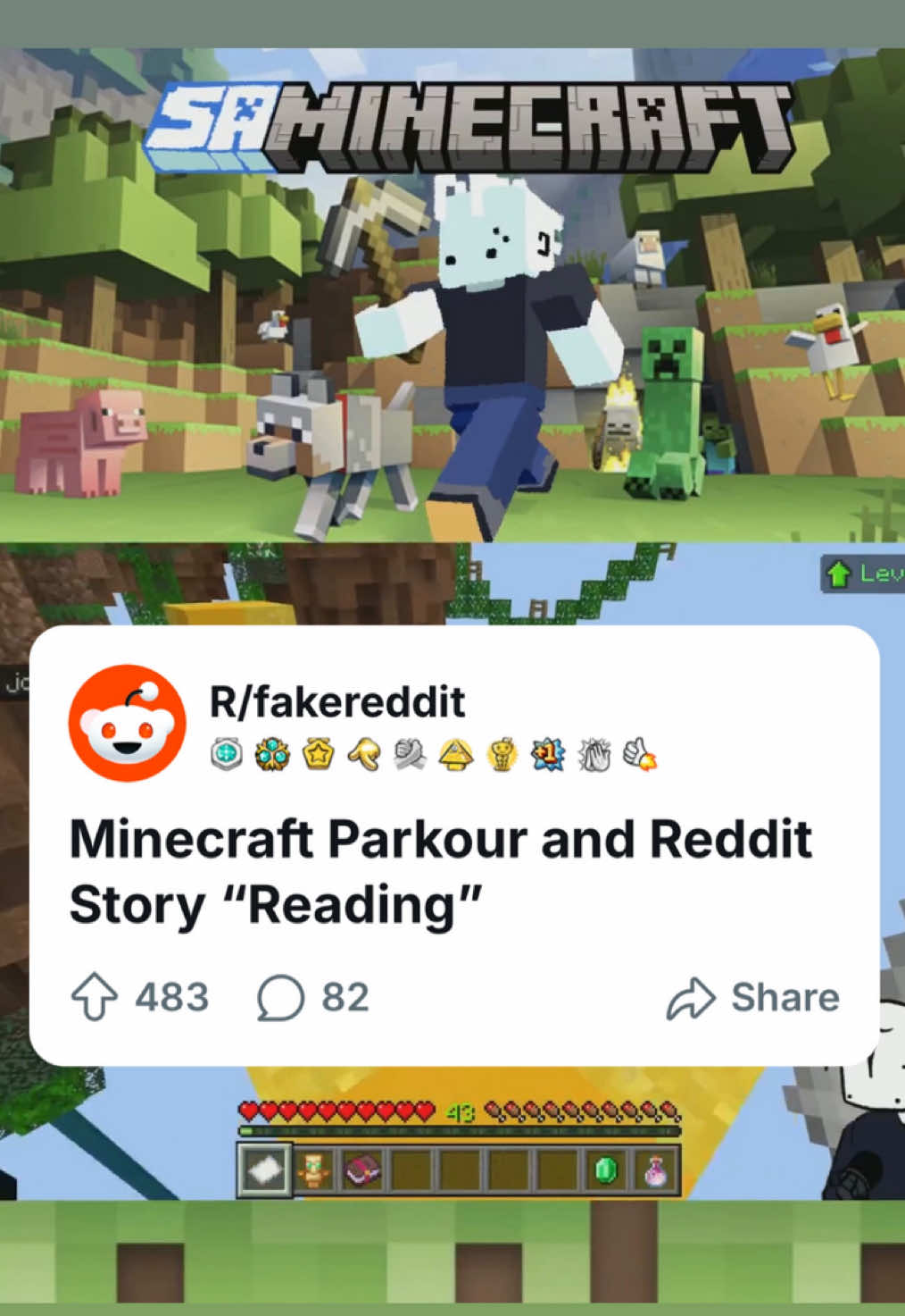 It started as a bit and I kept going… Full VOD/ “Reading” available on Twitch!  #redditstories #aita #minecraftparkour #tiktoklive #livehighlights 