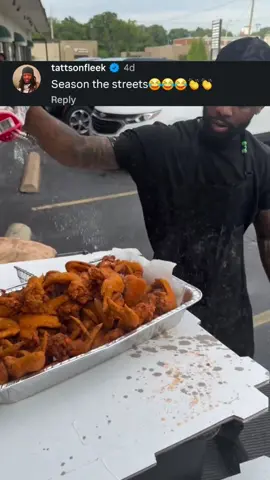 Bro didn't season the wings... he seasoned the neighborhood. 😭 Happy National Wing Day. #commentstosong  #food  #seasoning  #fail  #TheBotanist 