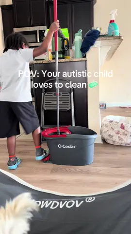 @O-Cedar my boy loves to clean let’s do something special for his birthday 👏👏👏😉🧩🧩 #ocedermop #shark #autism #mommasboy @SharkNinja @Panasonic USA 