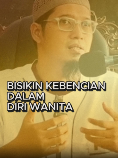 BISIKIN KEBENCIAN DALAM DIRI WANITA 📢 Dukung Dakwah Bersama Abdurrahman Dani Official 📢 Bantu sebarkan ilmu dan kebaikan dengan cara: 🤲 Like, Comment, Share, Subscribe, Follow, Repost! Semoga bermanfaat dan menjadi amal jariyah anda. Barakallah fiikum! ✨ 📌 Donasi Operasional Dakwah 💳 BSI: 7208885884 (Moslem Next Generation & AD Official) 🌐 Website: www.abdurrahmandani.com 📺 YouTube: @AbdurrahmanDaniOfficial 📱 Instagram: @abdurrahmandaniofficial 🎵 TikTok: @abdurrahmandaniofficial 📢 Threads: @abdurrahmandaniofficial 📌 Facebook: Abdurrahman Dani Official 📲 Telegram: Kajian & MP3 | MP3 Kajian 📢 WhatsApp Channel: https://whatsapp.com/channel/0029VazGT2yEquiGuWRBG81x Didukung oleh: @abdurrahmandanistore | @abuddy.cafe | @restopanasdingin | @herbalpanasdingin | @moslemnextgeneration | @alamwaofficial | @ith.bi