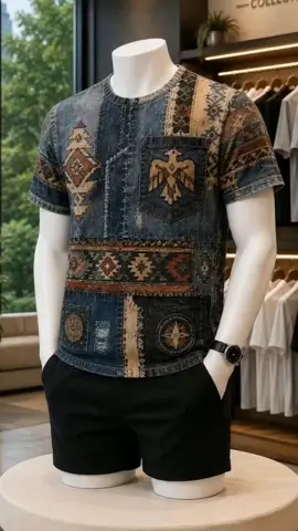 Kaos Pria Oversize Biru Navy B #laos pria motif terbaru #fypppppppppp 