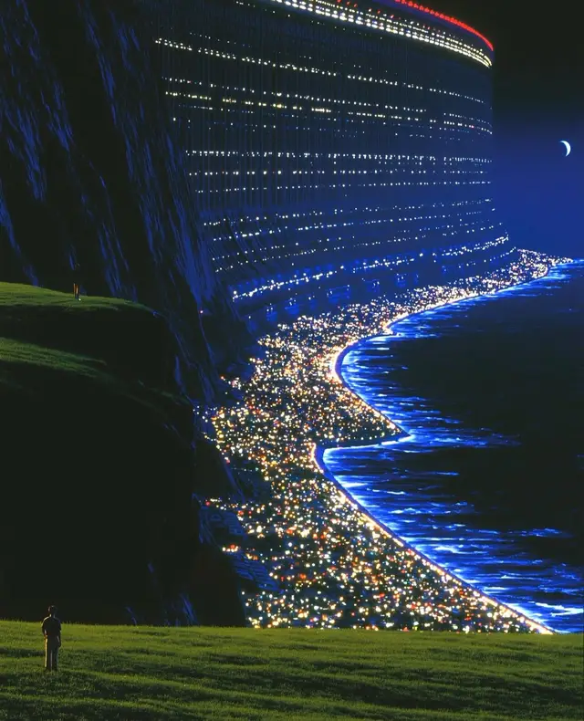Surreal landscape digital art  An art style that transforms familiar landscapes into dreamlike worlds. By blending reality with imagination, it creates scenes that feel peaceful, mysterious, and impossible all at once.  #art 