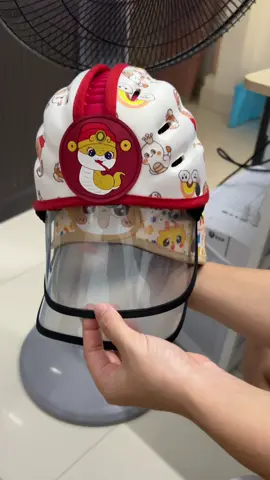 Nón bảo vệ có kính chắn bụi#nonchobetapdi #nonbaovedauembe #noncokinhchangio #xuhuongvideo 