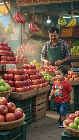 🍎😂 আপেলগুলো নাকি একা থাকতে ভয় পায়! এই ছোট্ট বাবুর কথা শুনে দোকানদারও হতবাক! শেষ পর্যন্ত হাসতে হাসতে কী অবস্থা হলো দেখুন! 🤣❤️ #foryoupage #shorts #trending #baby #babytiktok 