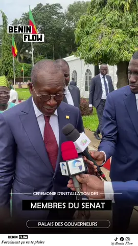 INSTALLATION DU SÉNAT | LES PREMIERS MOTS DE M. PATRICE TALON À l’issue de la cérémonie officielle d’installation de la première mandature du Sénat, Monsieur Patrice Talon s’est adressé à la presse. Revivez en images ses premières déclarations au terme de cette étape importante dans la mise en place des institutions de la République. #BeninFlow