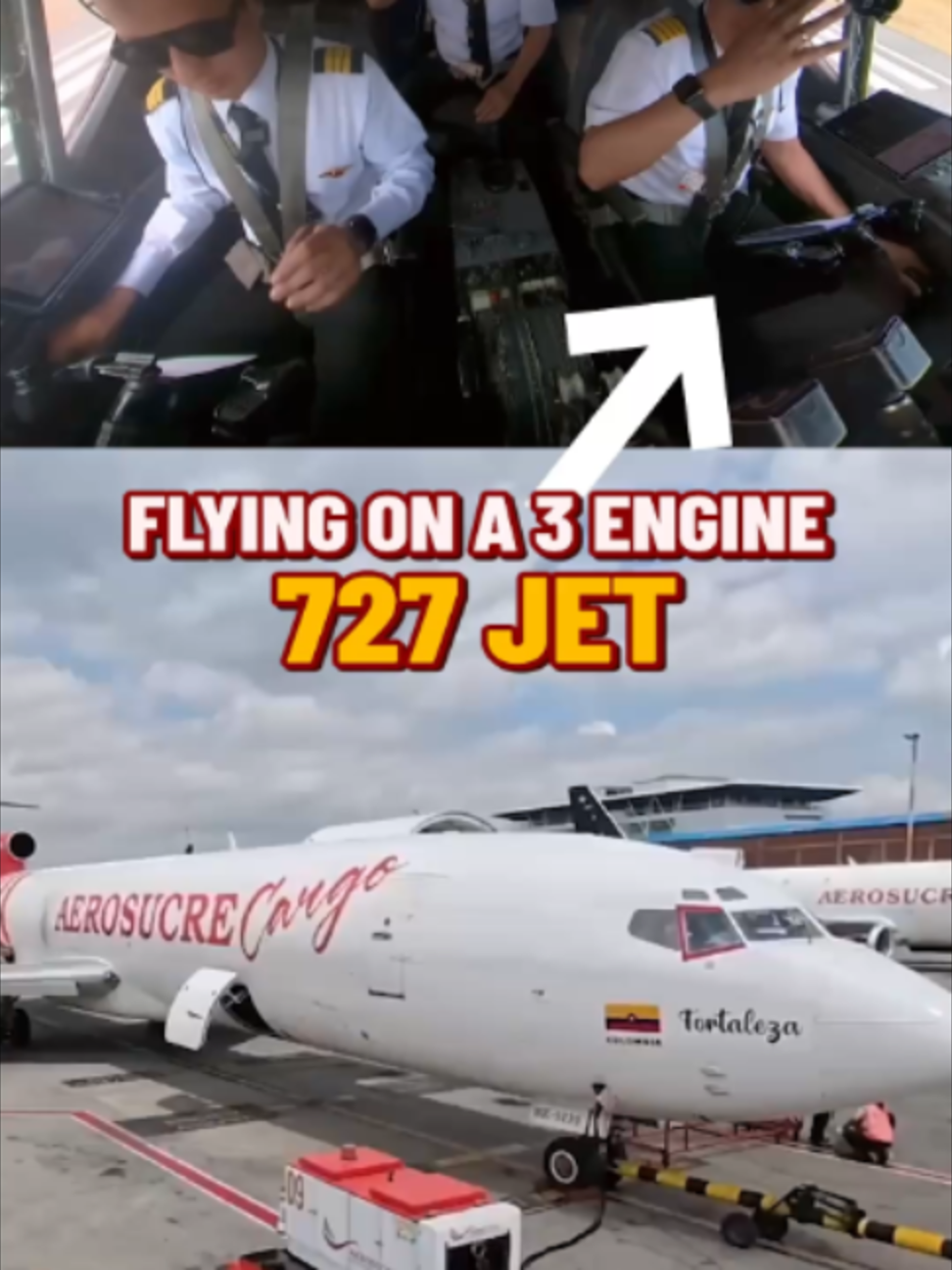 Inside an Aerosucre Boeing 727 cargo flight to Venezuela! (2025) #aviation #venezuela #planes