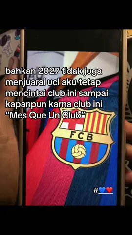 sekali biru merah, tetap biru merah💙❤️#fcbarcelona #mesqueunclub #viscabarca #barcafans #fypシ 