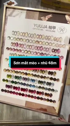 Sơn mắt mèo nhũ 48mau #xuhuong #xuhuongtiktok #trendingtiktok #sonmatmeo #sonnhu 