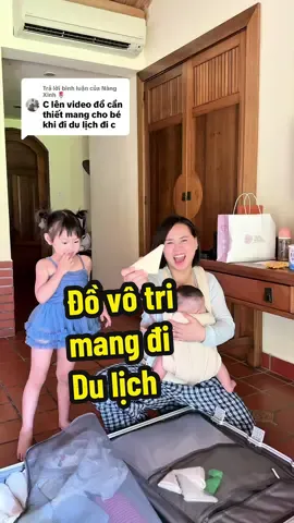 Trả lời @Nàng Xinh 🌷 đồ cần thiết c lên sau. Chứ còn món đồ vô tri mẹ bỉm sữa mang đi du lịch của mẹ Mơ là cái này :)) #Gamaimo #embevina #embelisa 