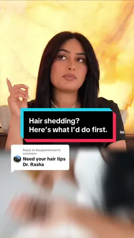 Replying to @Boujeeintrovert Hair shedding can happen for lots of reasons, from stress and hormones to nutritional deficiencies and certain medical conditions. The best approach is understanding why it’s happening before throwing lots of products at it. These are the tips I share most often with patients looking to support healthier hair. #HairShedding #HairHealth #HairLoss #HealthyHair #HairTips 