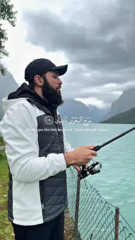 ‏‎‏Write something beneficial 🤍 Riwayah warsh📘 ‏‎‏Reciter: @ismael.norway #quran #quranrecitation #nature #explore #fyp 