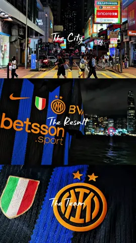Hong Kong meets Nerazzurri vibes ✨🖤💙