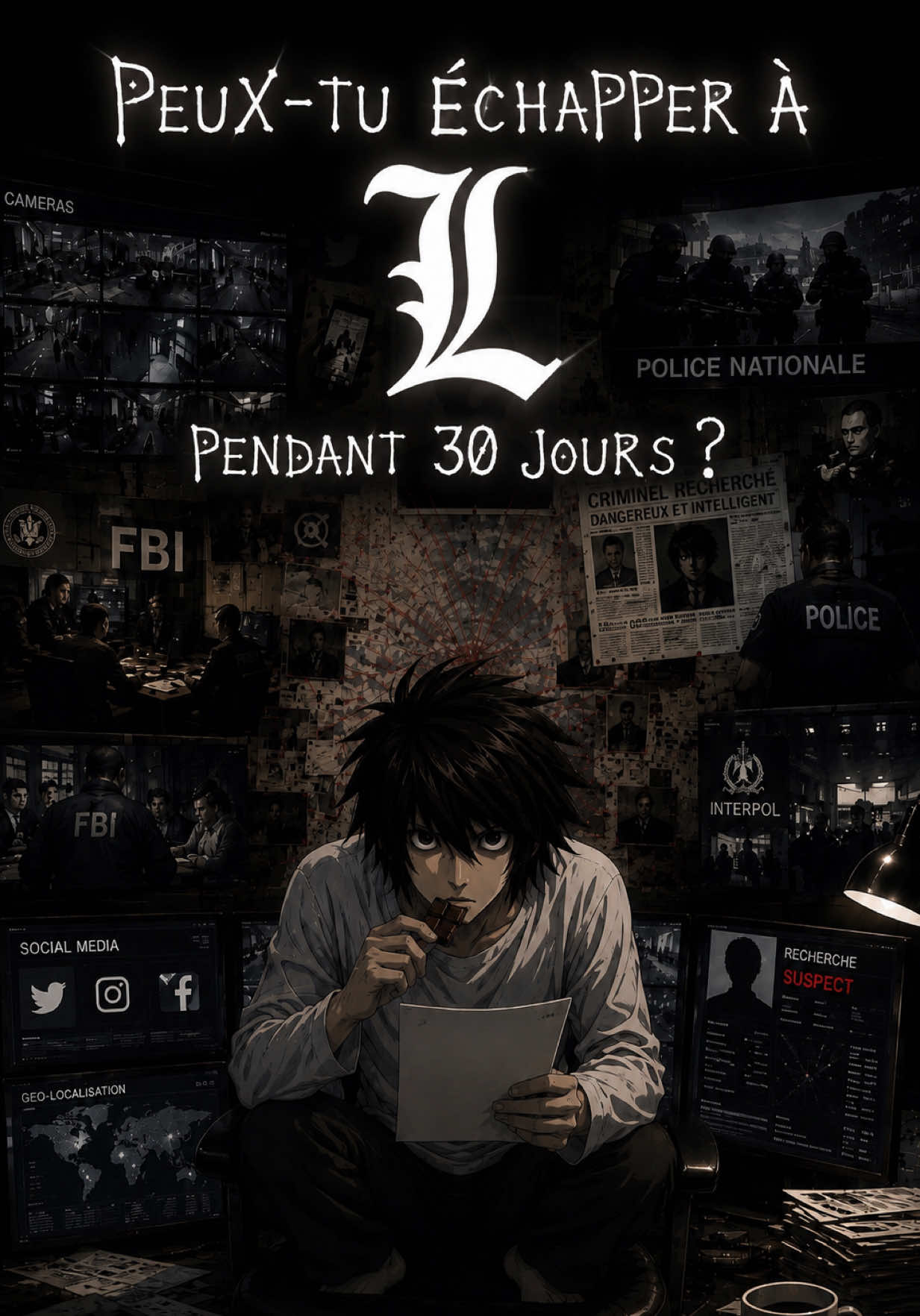 Tu crois vraiment pouvoir battre L #deathnote #l 