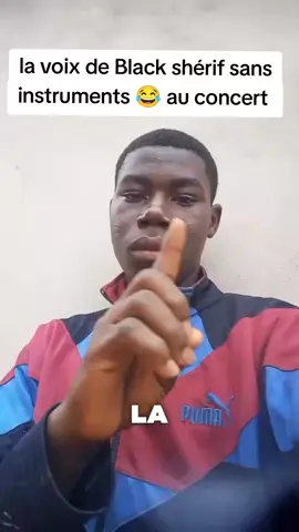 la voix de Black shérif sans instruments au concert #blacksheriff  #ktiofficiel1 