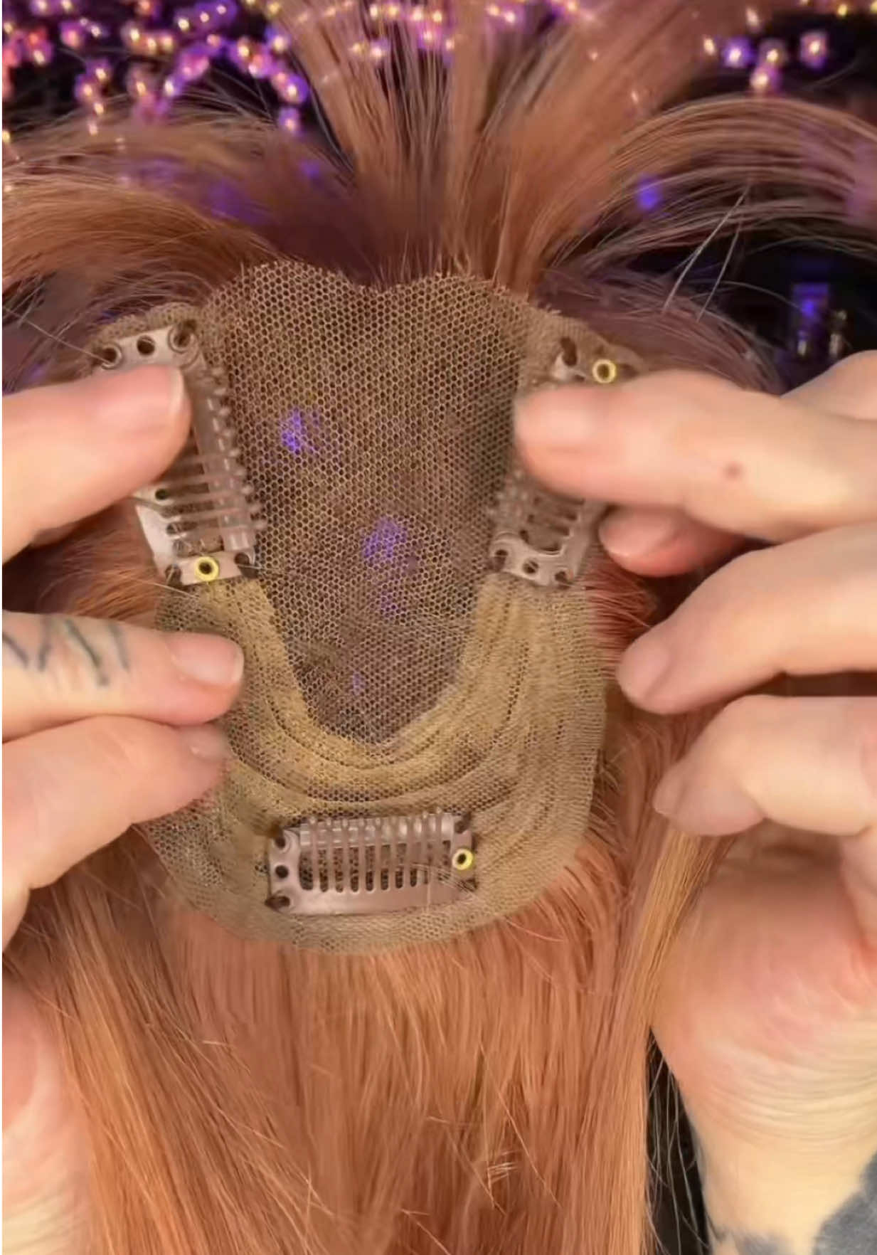 @YAMI HAIR hair topper. 100% human hair, easy quick bangs. #hairtopper #hairtoppersforthinninghair #bangs #yamihair #fyp 