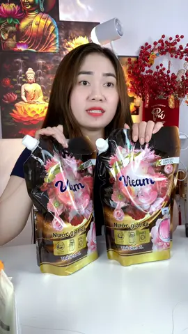 Combo 2 túi Nước giặt xả VIEAM hương nước hoa pháp#nuocgiat 