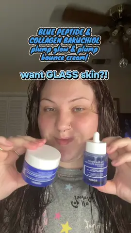 The Peptide & Collagen Bakuchiol Plump Glow Serum & Plump Bounce Cream 💙🦋🩵#creatorsearchinsights #moisturizingskin  #cosrxbakuchiol #BeautyTok #skincare 