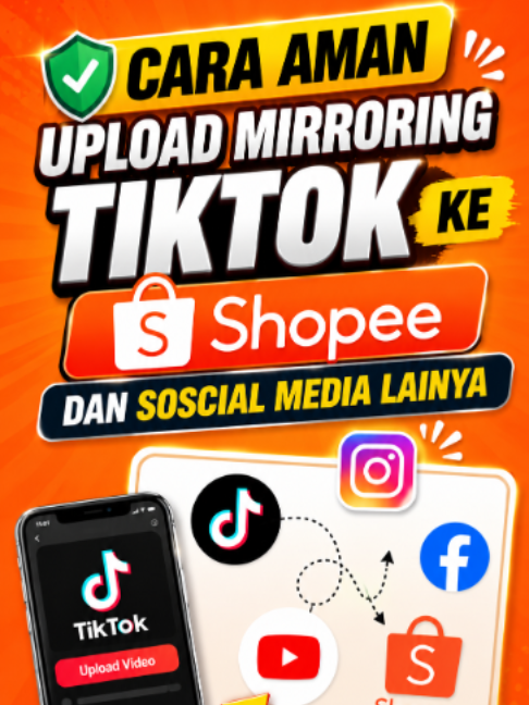 Banyak banget pertanyaan masuk apakah aman video dari tiktok kita upload juga ke shopee video dan social media lain? Jawabanya bisa juga ngga aman kalau belum tau trick nya , untuk lebih jelasnya tonton video ini jangan skip. #tiktokaffiliate #shopeeaffiliate