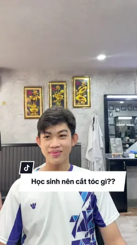Học sinh nên cắt kiểu tóc gi??? #cắttócnammỹtú  #barbershop  #đàotaobarber  #barbershophoangau  #hairsalonhoangau 
