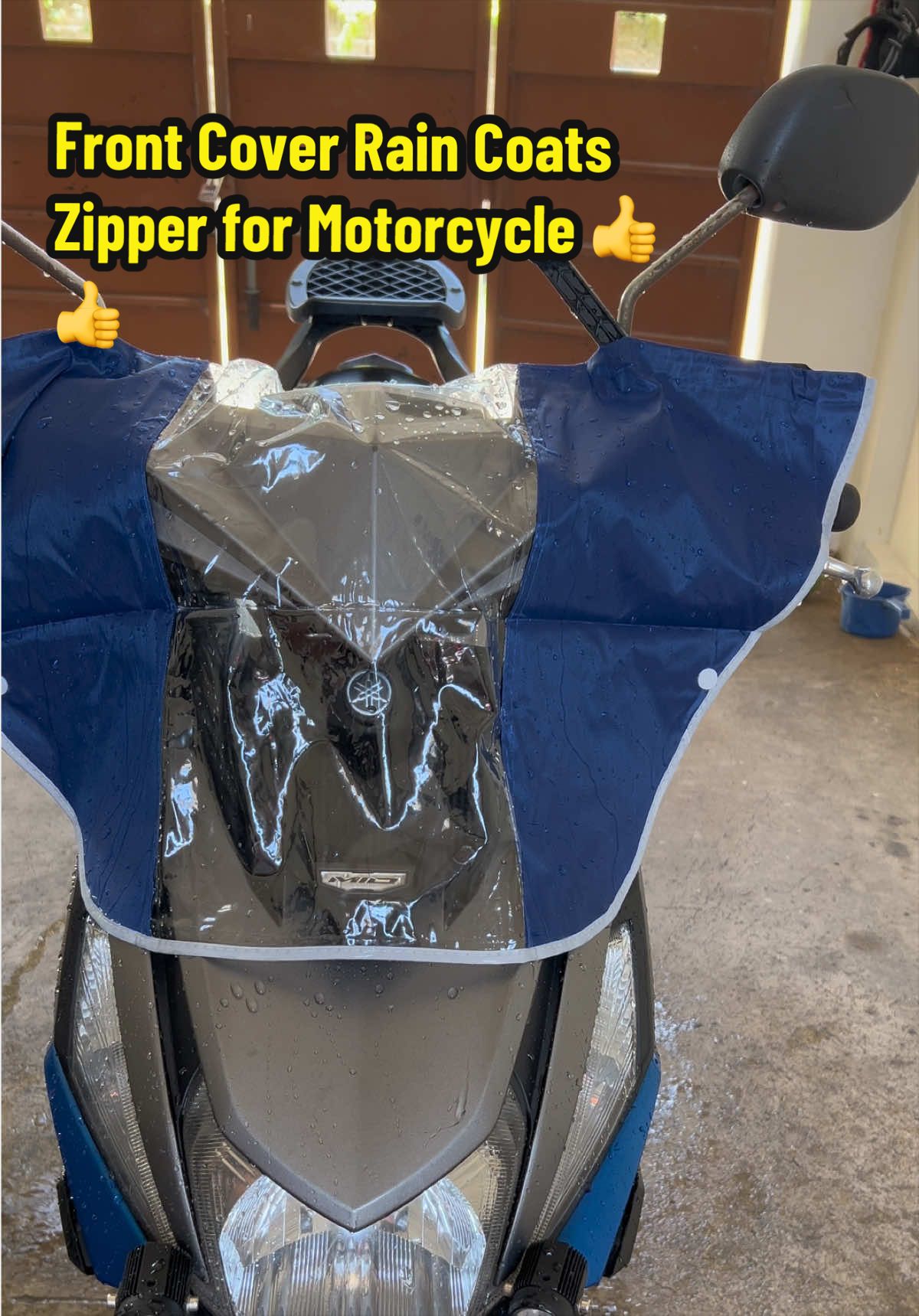 Front Cover Rain Coats Zipper for Motorcycle  #frontcover 