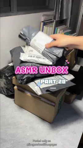 UM XÙM CÁI LỖ TAI PART 20 tới cho nhà mình nè ✨🫨 #unbox #asmr #unboxing #stationery #cococheck 