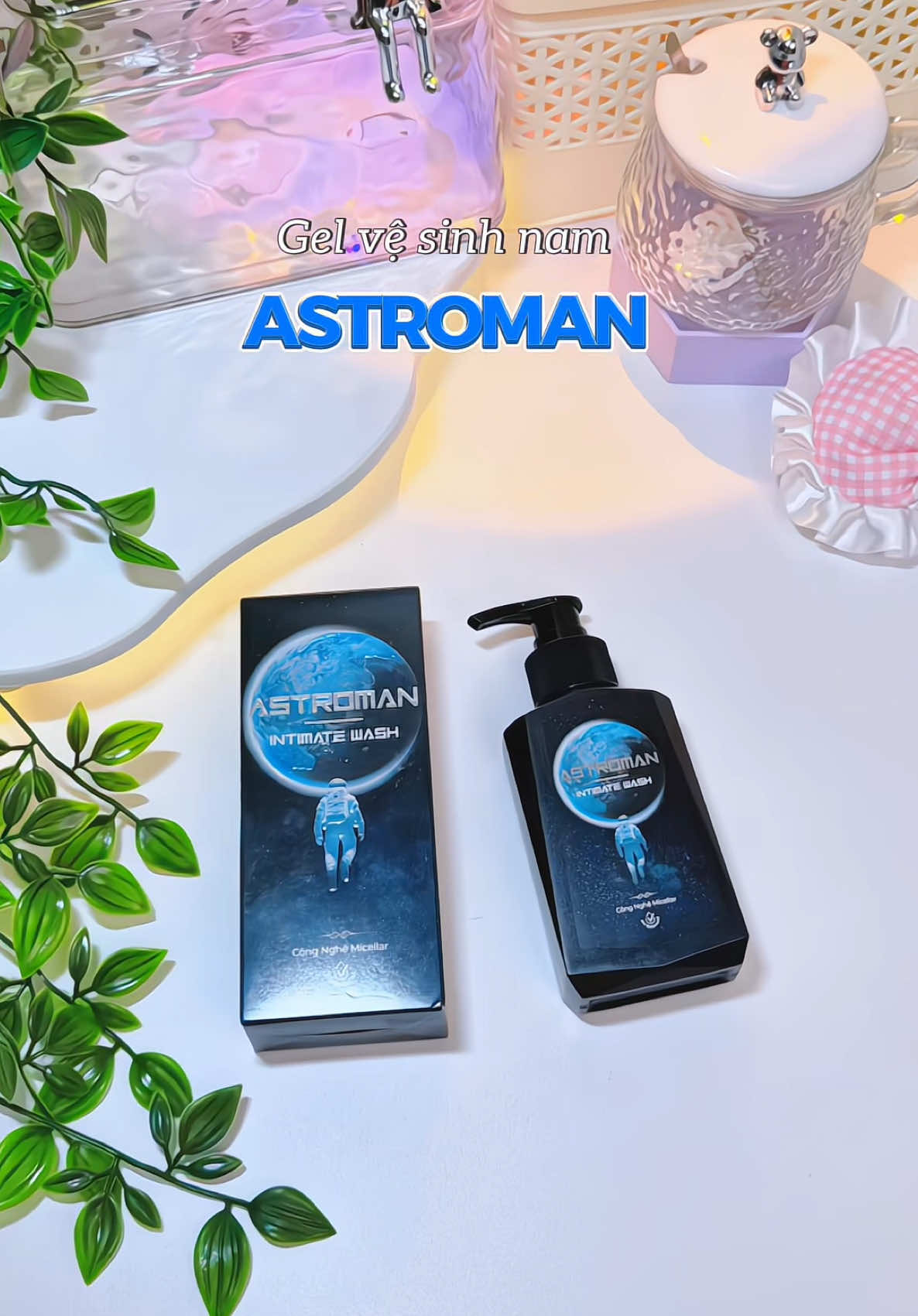 Dung dịch vệ sinh dành cho nam Astroman , hương nước hoa thơm lắm #HợpTácCùngAstroman #Astroman  #Gelvesinhnamgioi #Dungdichvesinhnam #kakaonline 