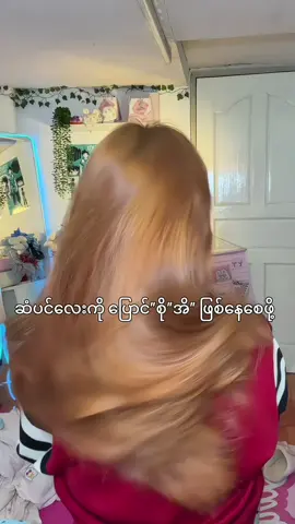 ဖူးပွင့် hair colour တွေ စိတ်ကြိုက်ချိန်းနိုင်တာ ဒီproducts လေတွေကြောင့်ပါ ✨@Dear Mary 