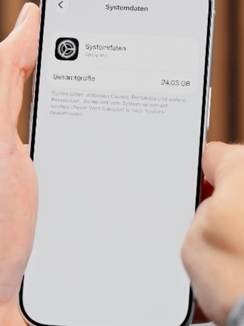 iPhone Systemdaten löschen - GRATIS mehr Speicher! 🤫 #iphonetippsundtricks #iphonespeicher #iphonetipps #iphonetricks