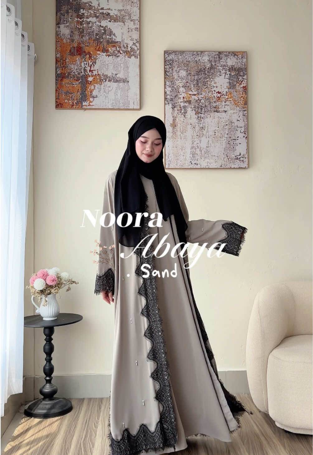 NEW ARRIVAL! NOORA ABAYA! SIMPLE, ELEGANT! CANTIK BGT! CHECK OUT SKRNG! 🛒✨🕊️ #fyp #dress #abaya #OOTD #abayastyle 