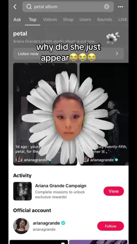 bored cant go to sleep and ariana just pops up on my screen😭😭😭#fyp #arianagrande #foryoupage #petal #spiderman 