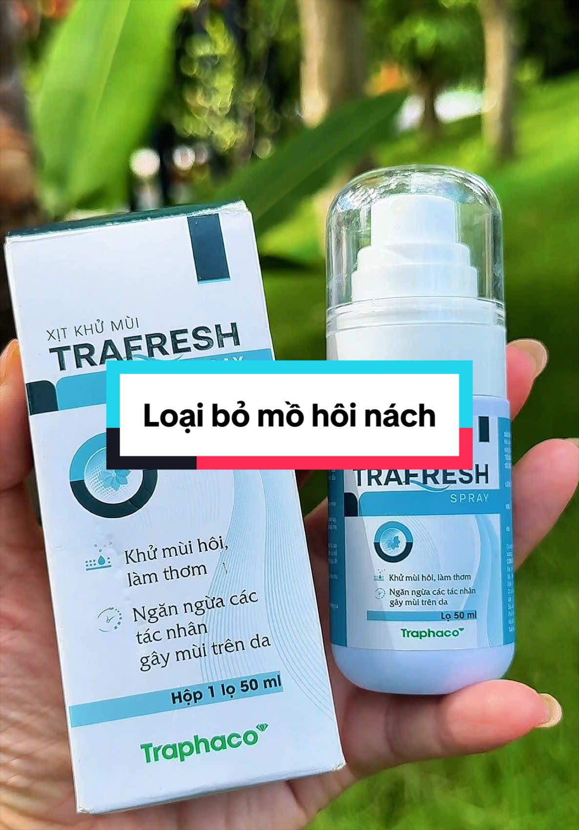 Xịt khử mùi hôi nách Traresh. #hoinach #xitkhumuihoinach #xitkhumuitrafresh #quangchin2 