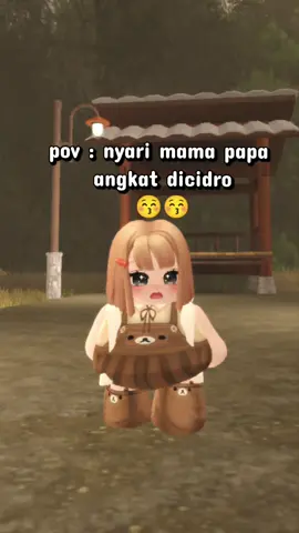 dede minta gendong 😚 #cidrojanjiroblox #robloxtrend  #fyp