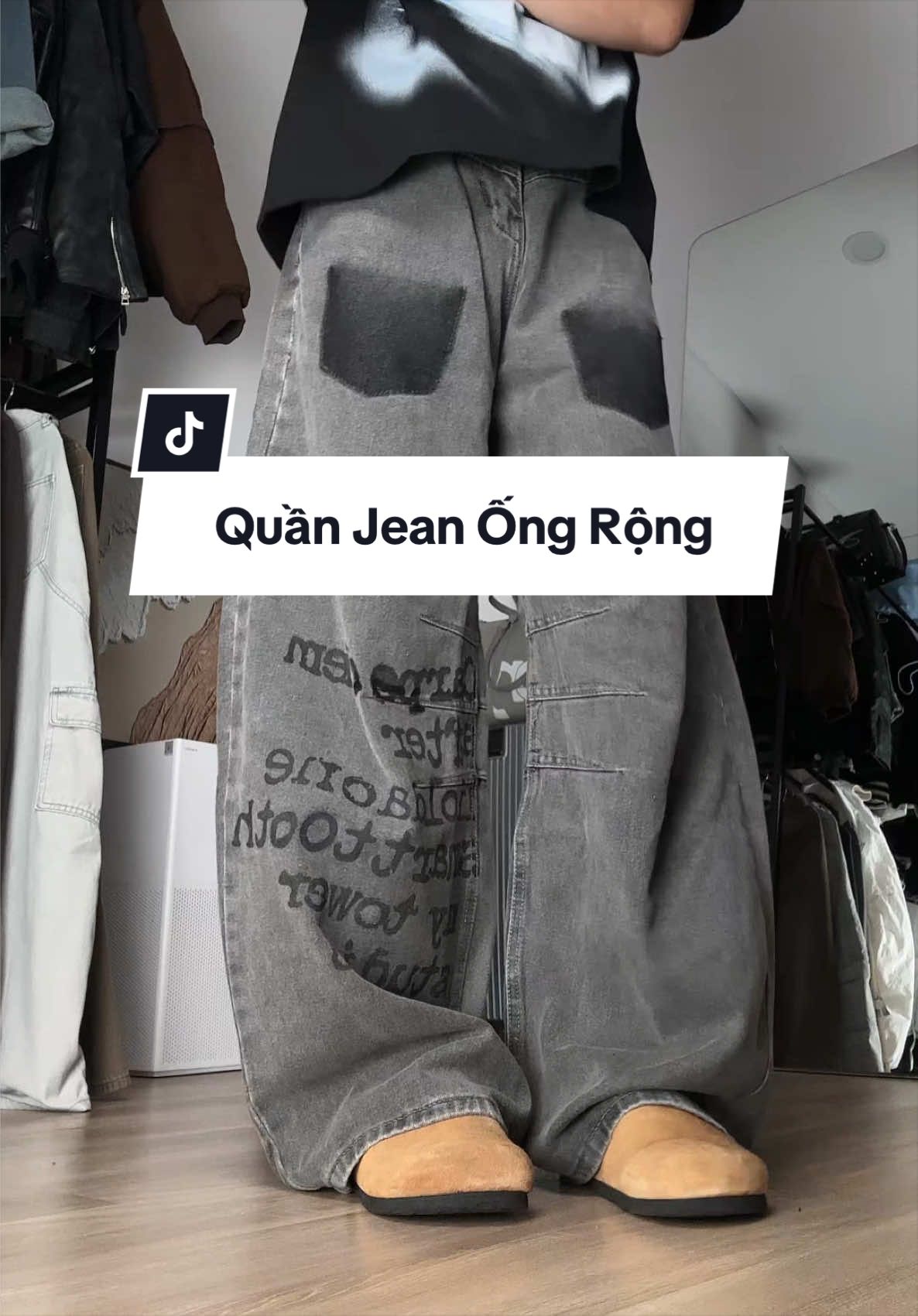Thề ae phải thử con quần này, vải dày mà form với màu đẹp vchh #quan #quanjean #quanongrong 