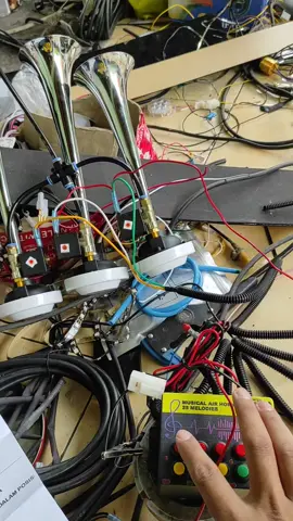 klakson 3 corong Dengan modul 100 nada 🕺 langsung CO keranjang kuning di bawah 👇👇👇👇