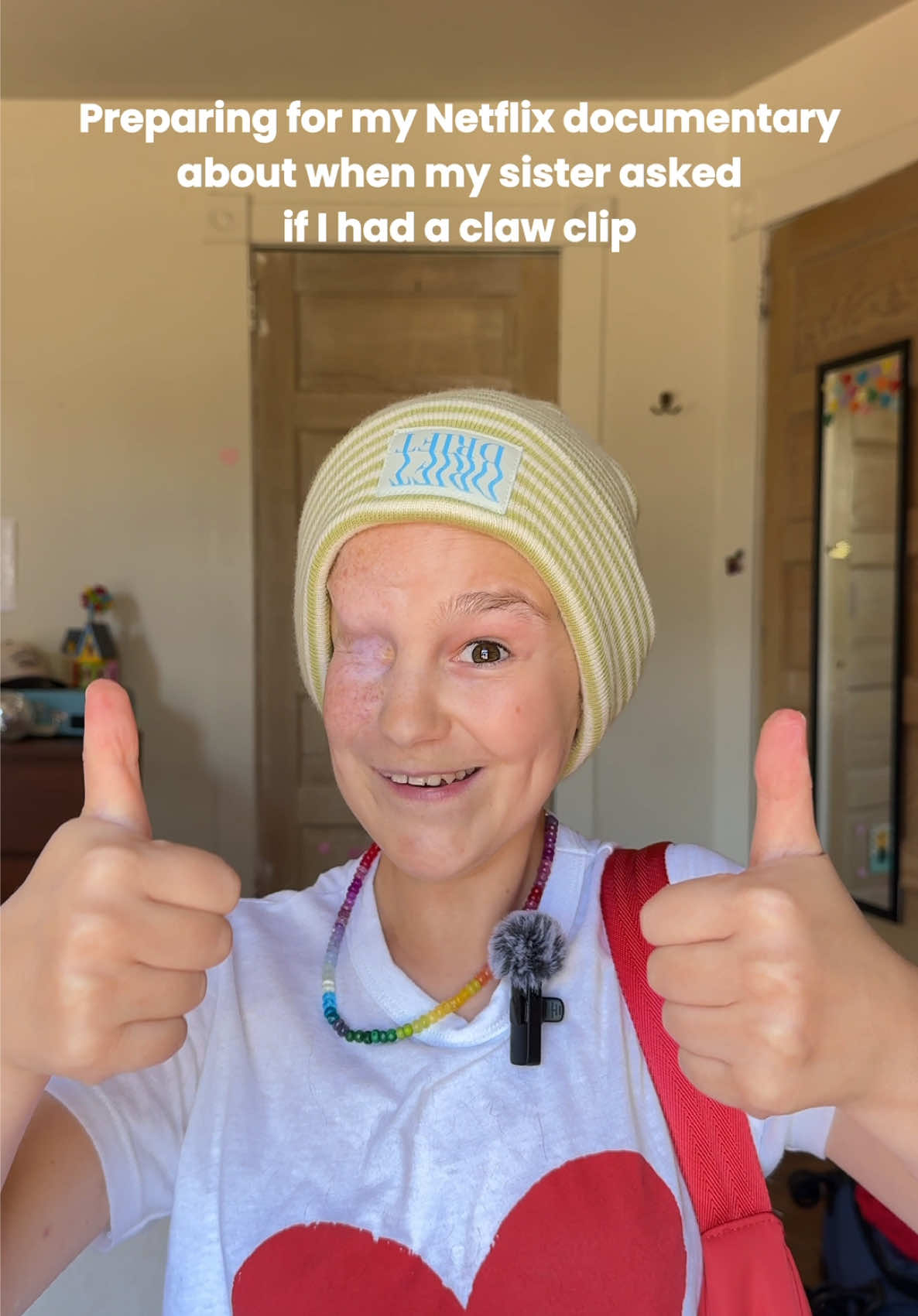 Based on a true story - at least my chemo curls can hold a claw clip😂💛