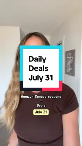 July 31 deals! Happy shopping 🫶🏼 #canadiandealfinder #amazoncanada #amazoncanadamusthaves 