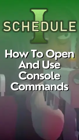 How To Open And Use Console Commands In Schedule 1