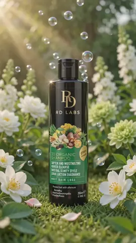 (ซื่อ1 แถม1) RD Labs 3D shampoo แชมพูธรรมชาติทําความสะอาดและ บารุง ครบทั้งวอลล่ม เงางาม และรักษาสี ​#RDLabs #RDLabs3DShampoo #แชมพูออร์แกนิก #ลดผมร่วง  #ขจัดรังแค  