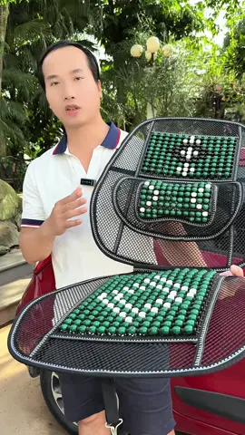 Lót ghế hạt gỗ ghế ô tô #lotghehatgo #lotgheotohatgo #xuhuong 