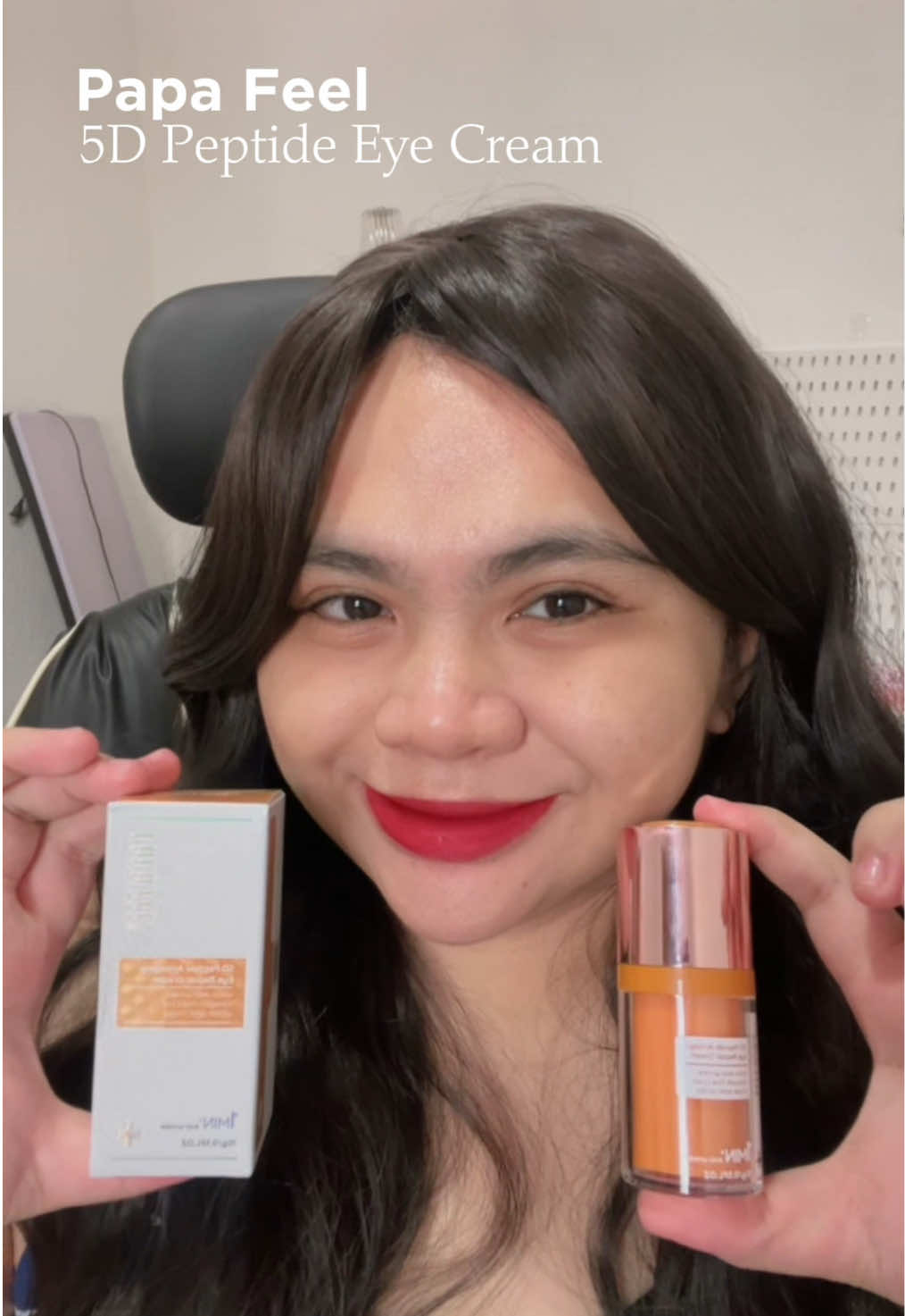 Dark circles or eyebags? Gamitan mo nitong 5D peptide eye cream ng papa feel 😍 #papafeel #papafeelph #papafeeleyecream #5dpeptideeyecream #eyecream 