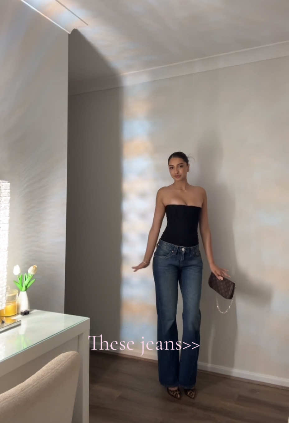 Jeans from @MOTEL - summer sale on till August 2nd w 50 percent off selected styles  🩵🩵 #motelperfectpair #motelrockssummersale #motelrocks #OOTD #fyp 