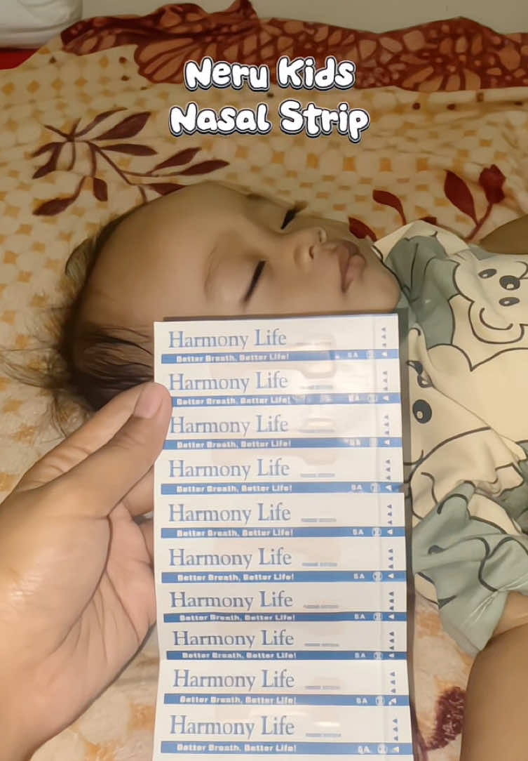 anakku tidurnya nyenyak dan ga rewel walau lagi sakit 🥹  #nasalstrip #nosestrip #bapil #bapilanak 