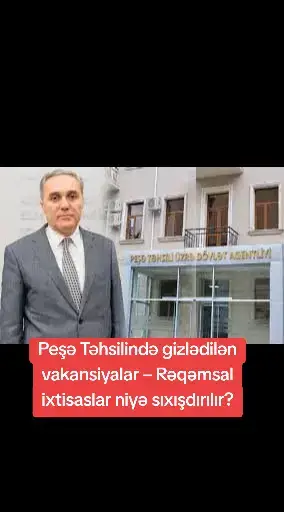 Peşə Təhsili sistemində uzun illərdir davam edən vəziyyət hələ də qalmaqdadır. Məsələn, peşə təhsili müəssisələrində müəllim və istehsalat təlimi ustalarının boş ştatlarının illərdir müsabiqəyə çıxarılmaması prosesi bu il də davam edir. Arasdırma.org xəbər verir ki, artıq peşə təhsili müəssisələrində ixtisas fənn müəllimləri və istehsalat təlimi ustalarının işə qəbulu prosesi üzrə müsabiqəyə start verilib. Vakant yerlər açılıb, müsabiqə elan olunub. İmtahanda iştirak edən şəxslər vakant ştatları görməklə sənədlərini təqdim edirlər. Amma bu dəfə də Peşə Təhsili üzrə Dövlət Agentliyində hansısa maraqlardan irəli gələrək bəzi ixtisaslar olsa da, vakant olaraq müsabiqəyə çıxarılmır. Sadə bir fakt göstərək. Peşə Təhsili üzrə Dövlət Agentliyinin rəsmi saytında (https://vet.edu.gov.az/) 