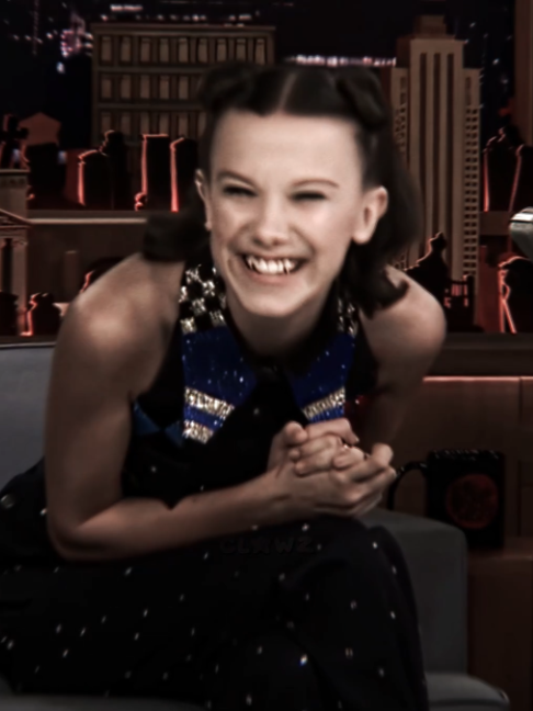 millie is so cute as kid | #milliebobbybrown #milliebobbybrownedit