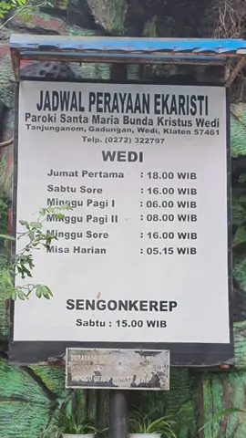 #gereja #katolik #stperawanmariabundakristus #wedi #klaten 